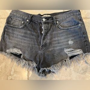 Free people denim shorts